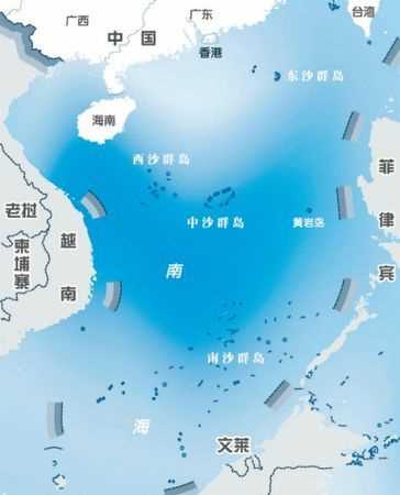 黃巖島處于我國哪一個海域之間