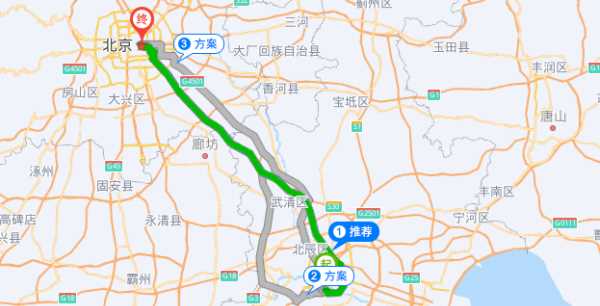 天津離北京多遠(yuǎn)的距離,北京到天津距離圖2