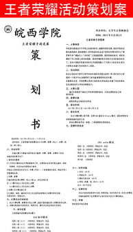 活動(dòng)策劃書(shū)方案林總