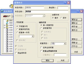 財務軟件,編制,會計科目
