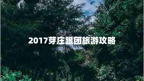 2017芽莊跟團(tuán)旅游攻略