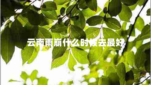 云南雨崩什么時(shí)候去最好