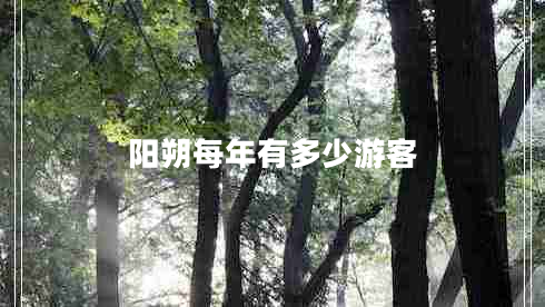 陽(yáng)朔每年有多少游客