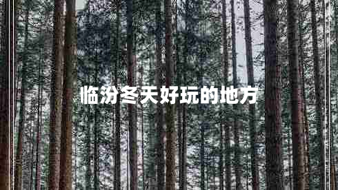 臨汾冬天好玩的地方