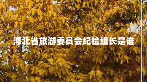 河北省旅游委員會(huì)紀(jì)檢組長(zhǎng)是誰(shuí)