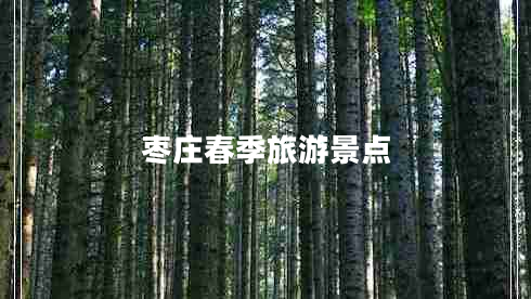 棗莊春季旅游景點(diǎn)