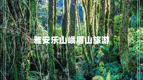 雅安樂山峨眉山旅游