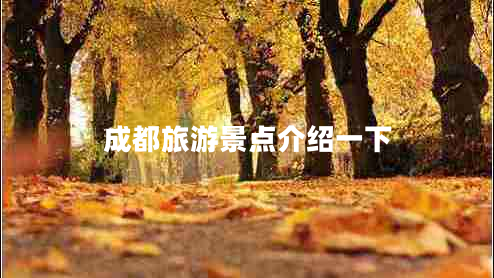 成都旅游景點(diǎn)介紹一下