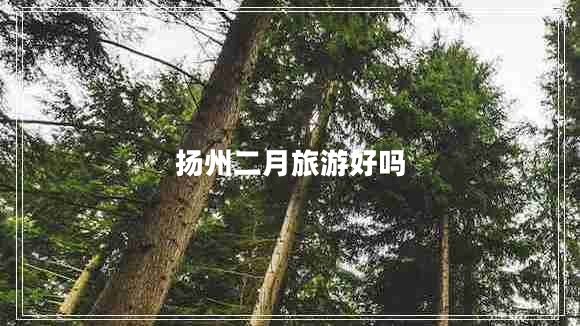 揚(yáng)州二月旅游好嗎