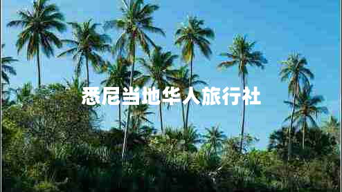 悉尼當(dāng)?shù)厝A人旅行社