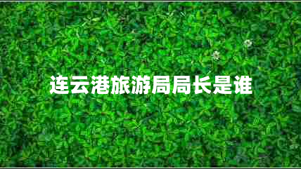 連云港旅游局局長(zhǎng)是誰(shuí)