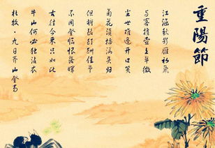 關(guān)于重陽節(jié)的詩文詩句