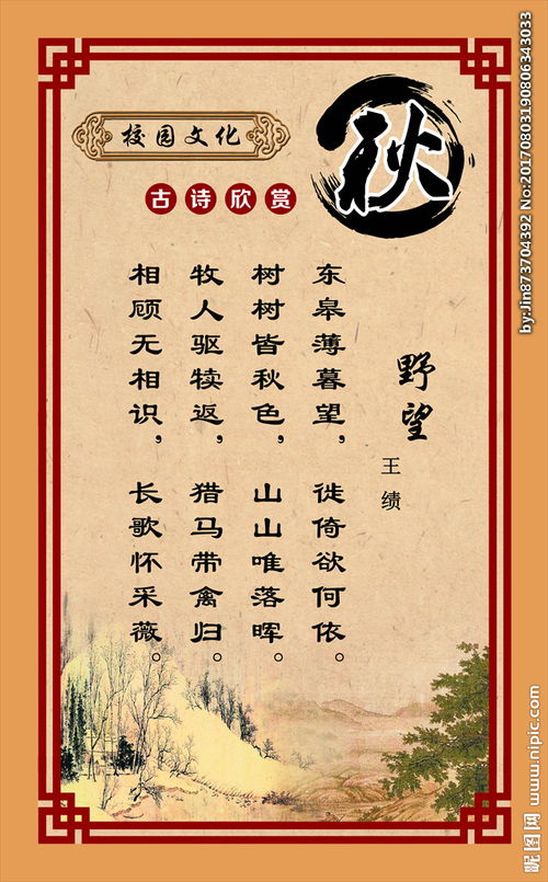 古詩(shī)野望詩(shī)句