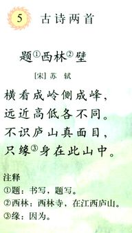 四級,古詩,詩句