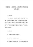 心理社活動策劃書參考(創(chuàng)意社活動策劃書參考)