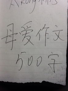 謝謝了我的500字作文開頭