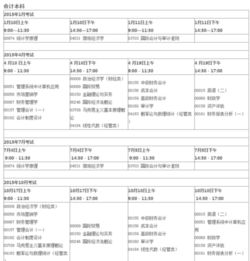 自考會計本科的免考課程嗎