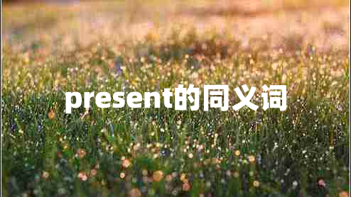 present的同義詞