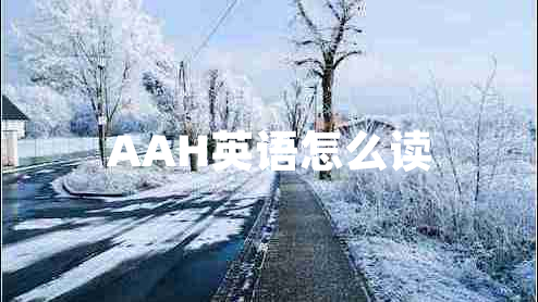 AAH英語怎么讀