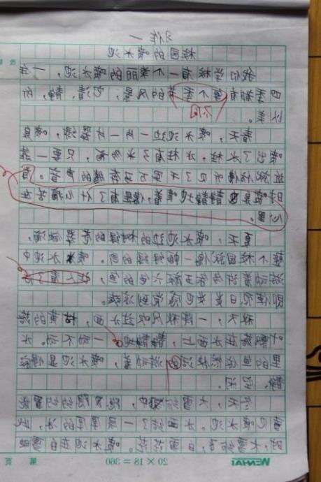 寫一篇校園的做350字作文四級作文大全