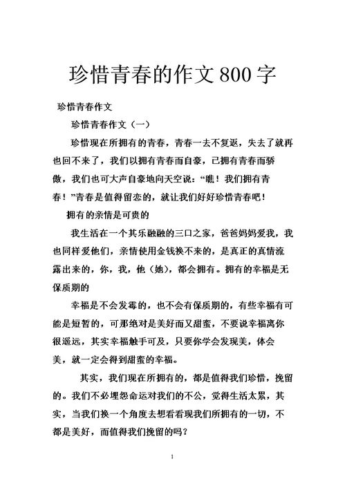 珍惜校園時光的作文800字高中