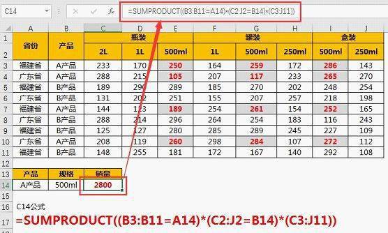 多條件求和函數(shù),條件求和函數(shù)的使用方法,excel條件求和函數(shù)怎么用