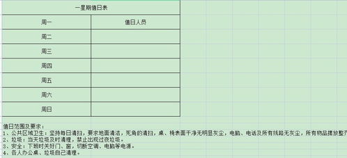 值日,注意事項,衛(wèi)生