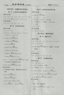 九級上冊化學(xué)基礎(chǔ)知識試卷及答案